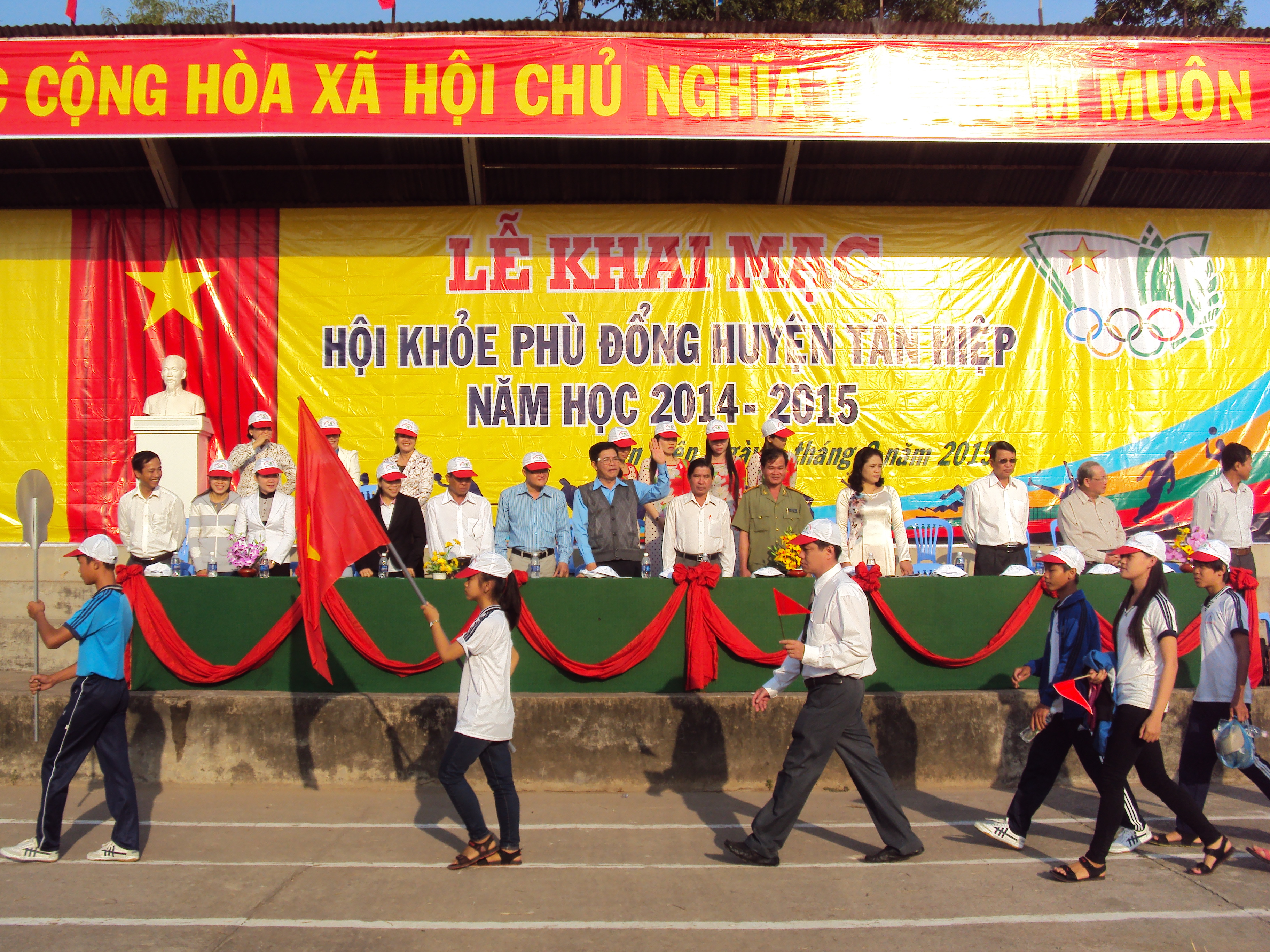 Hình ảnh hoạt động trong HKPĐ huyện Tân Hiệp năm học 2014-2015